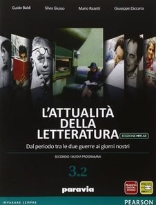 ATTUALITA' LETTERATURA 3/2 +MYLAB