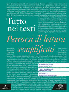TUTTO NEI TESTI PERCORSI DI LETTURA SEMPLIFICATI